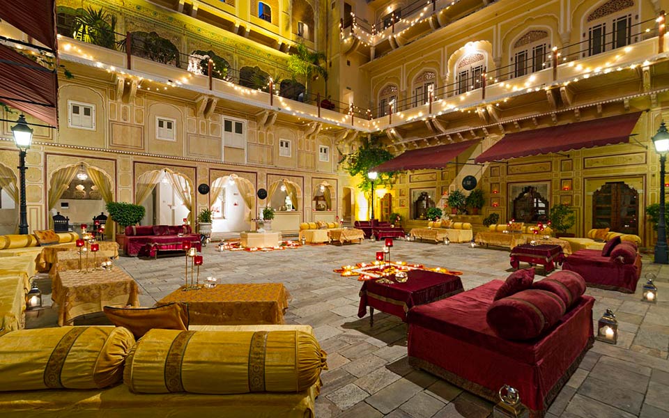 Samode palace- One of the best destination wedding venues in Jaipur, Rajasthan, India