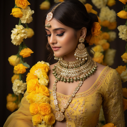 Best Haldi Jewelry Ideas for the Indian Bride