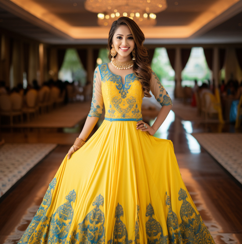 Yellow Colour Outfits For Haldi Ceremony For Brides And Bridesmaid - KALKI  Fashion Blog
